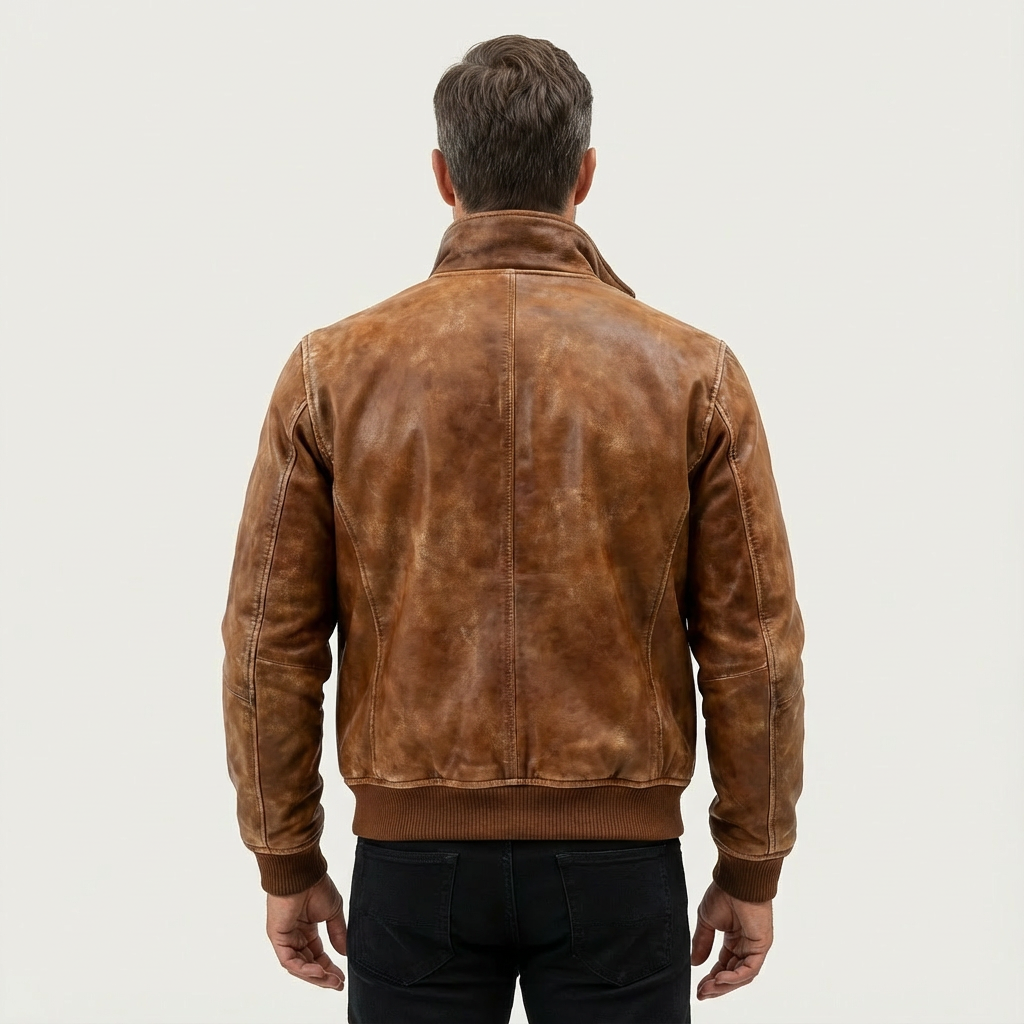 Sean | Thermal Leather-Effect Jacket