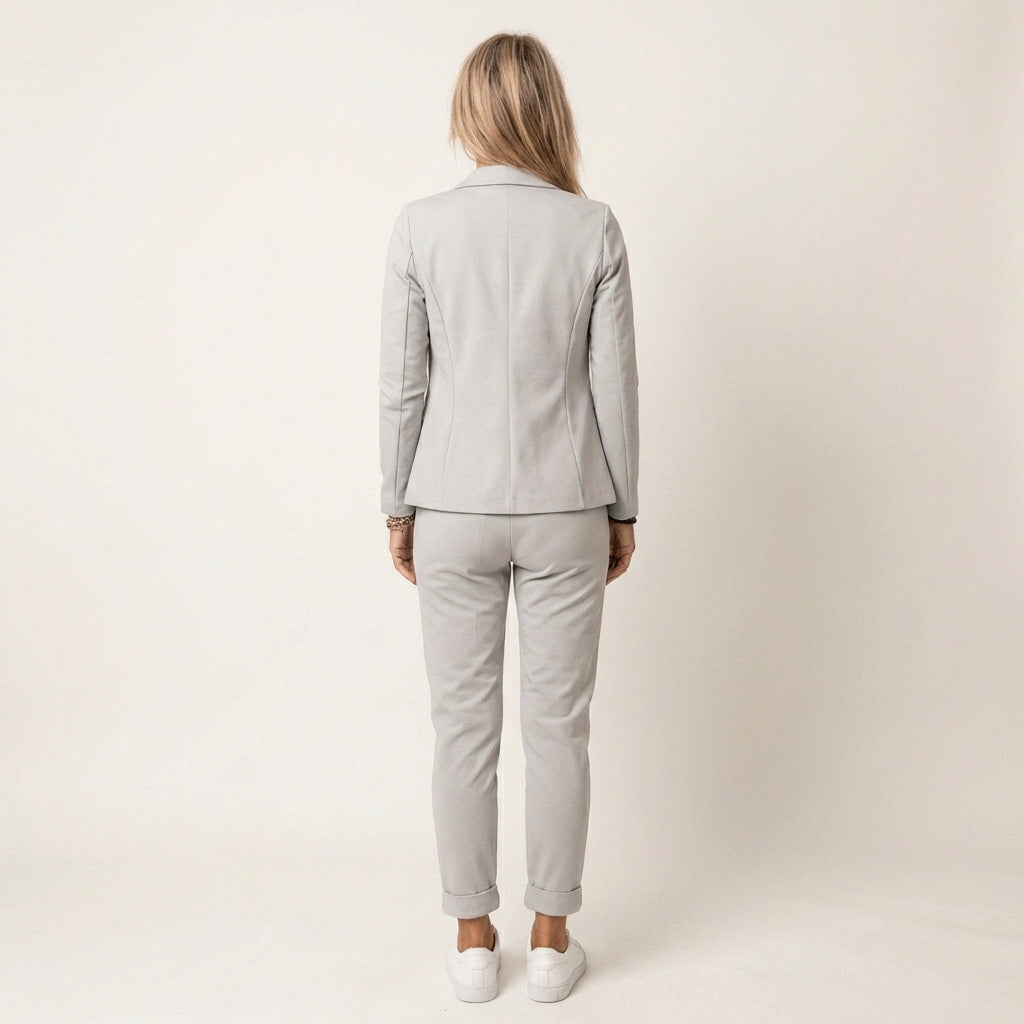 Katie | Two-Piece Blazer & Wide-Leg Pants Set