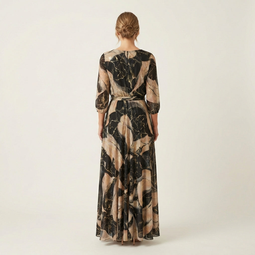 Arya | Chiffon Maxi Dress
