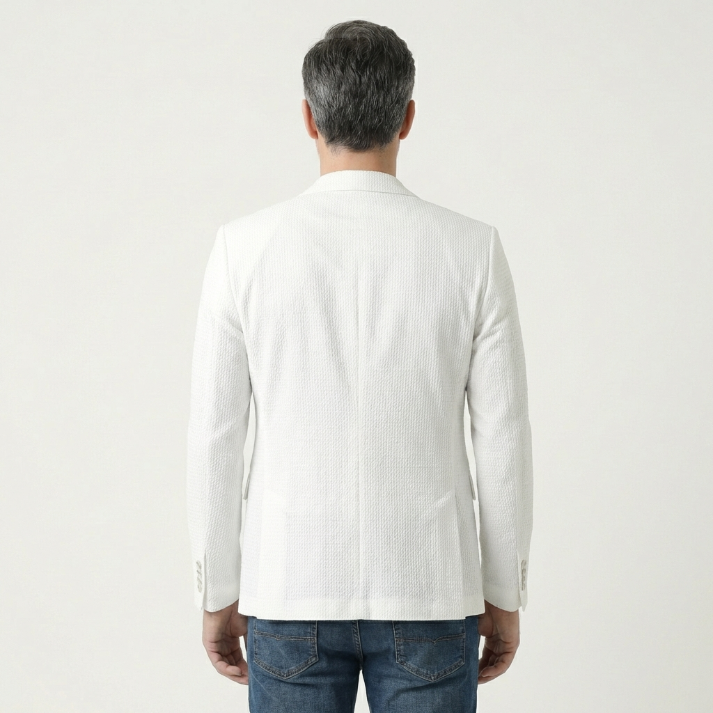 George | Structured Waffle-Knit Blazer