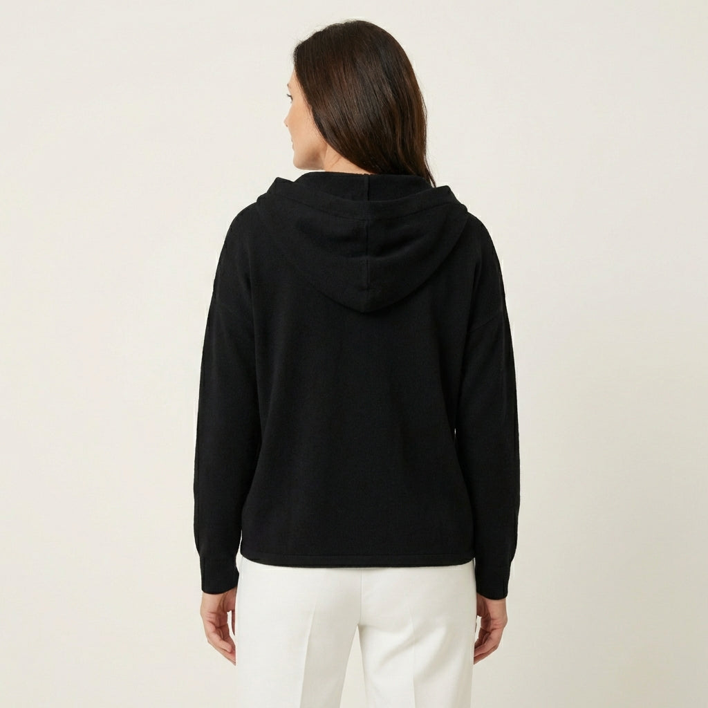 Joanne | Cotton Hooded Cardigan