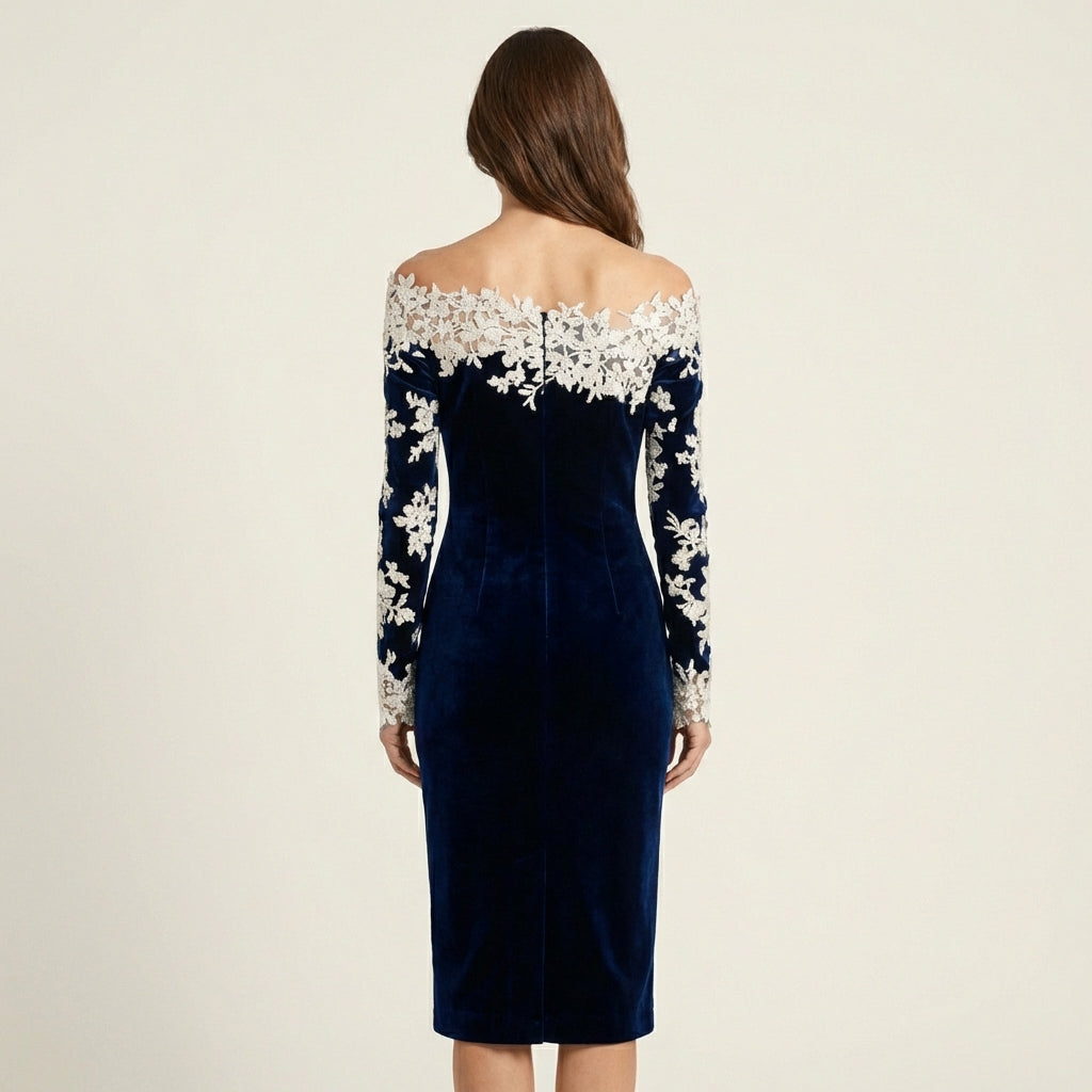 Yasmine | Off-Shoulder Lace Bodycon Dress