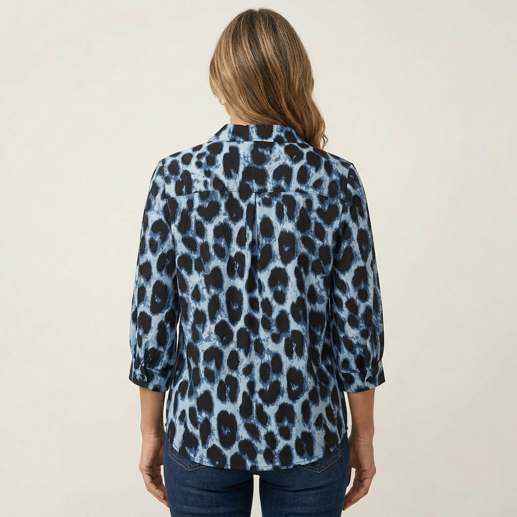 Azula | Leopard Print Blouse
