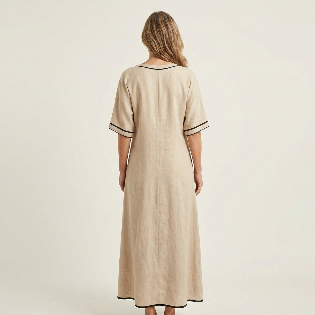 Oriana | Linen Midi Dress