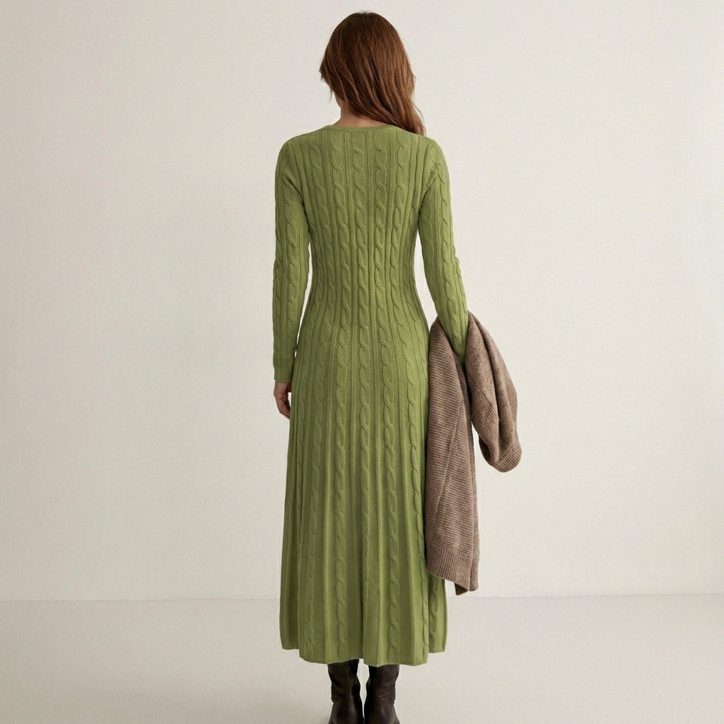 Roxane | Elegant Knitted Maxi Dress