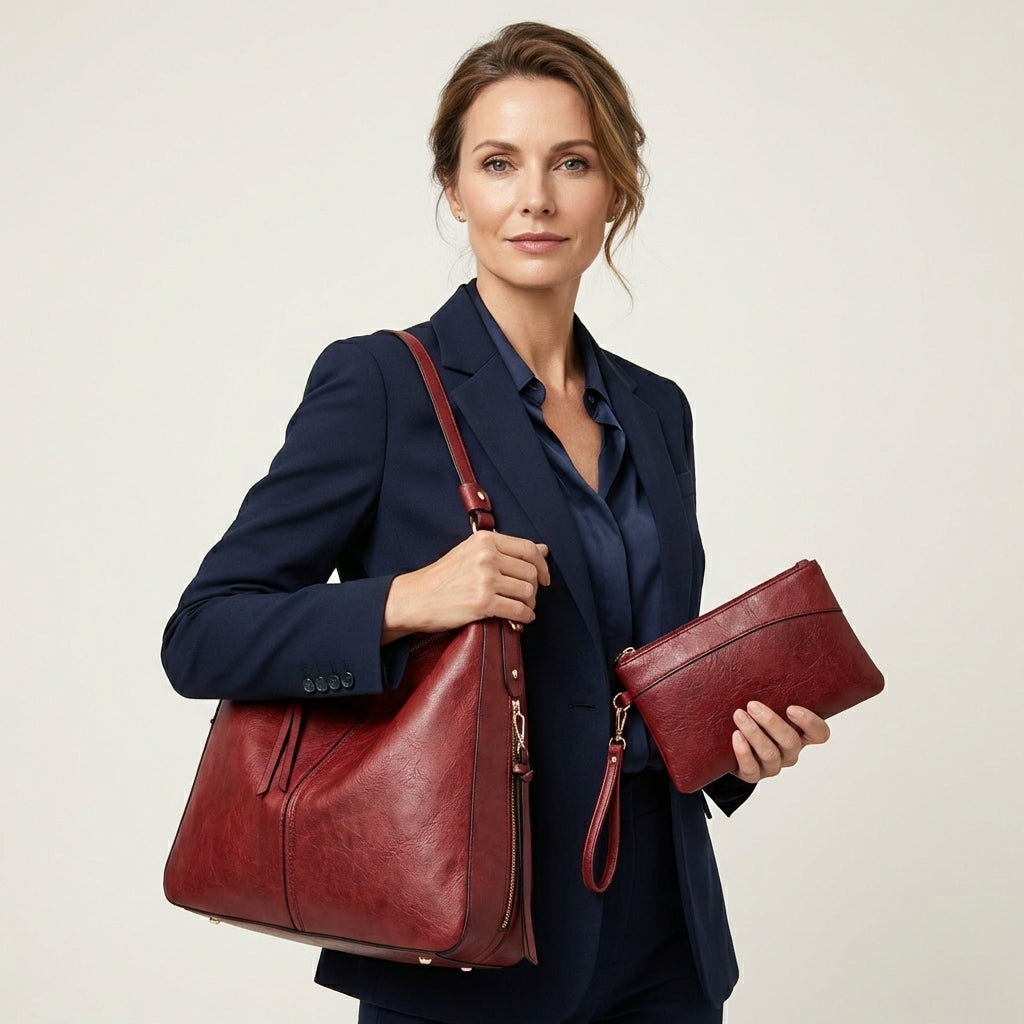 Ameliana | Vegan Leather Hobo Bag