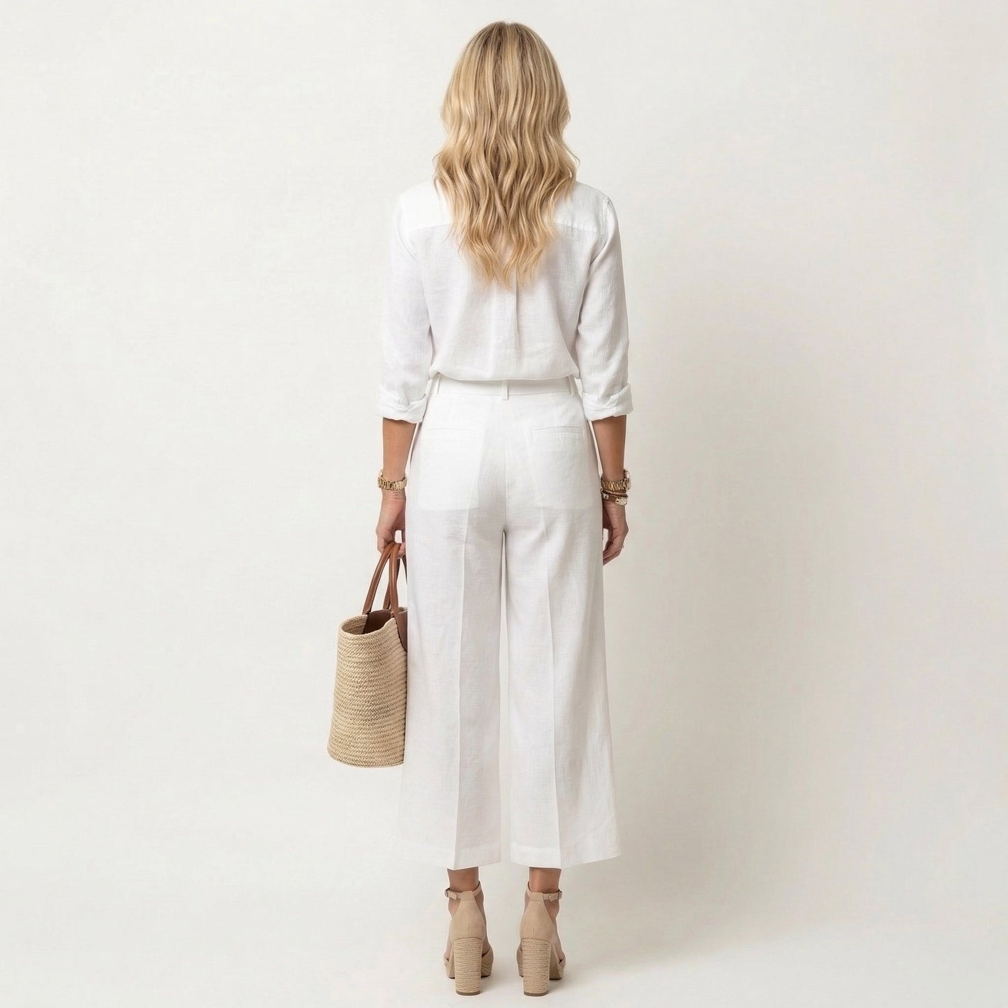 Regina | Linen Shirt & Pants Set