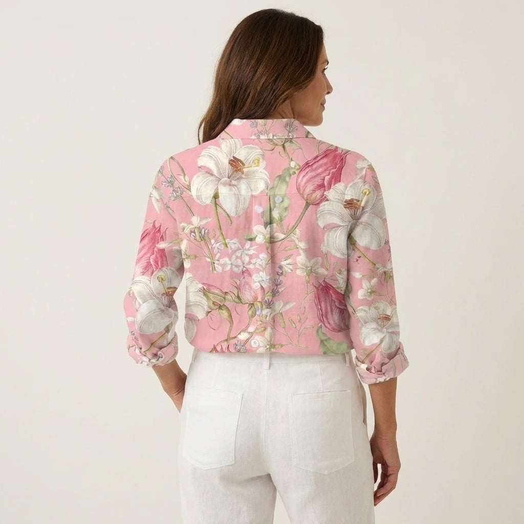 Piera | Botanical Floral Button-Down