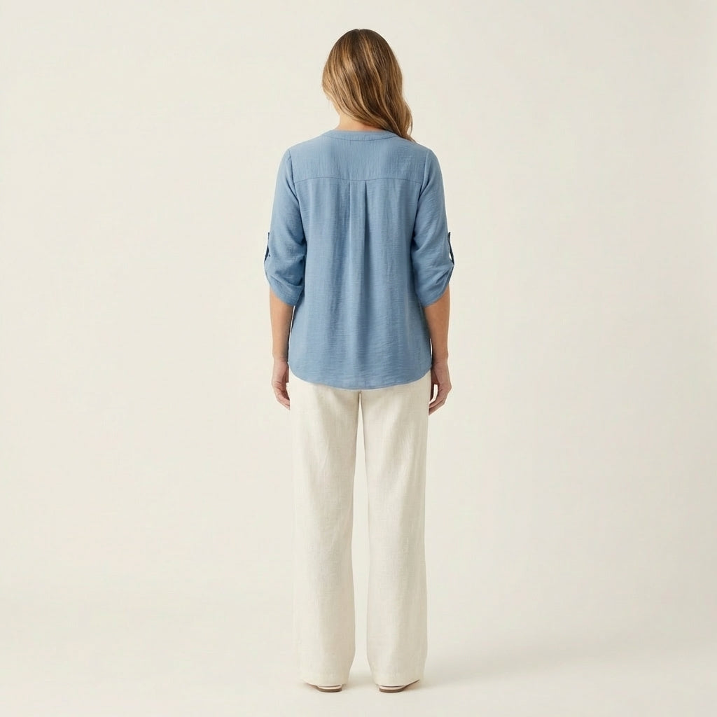Aljolina | Lace-Bib Blouse