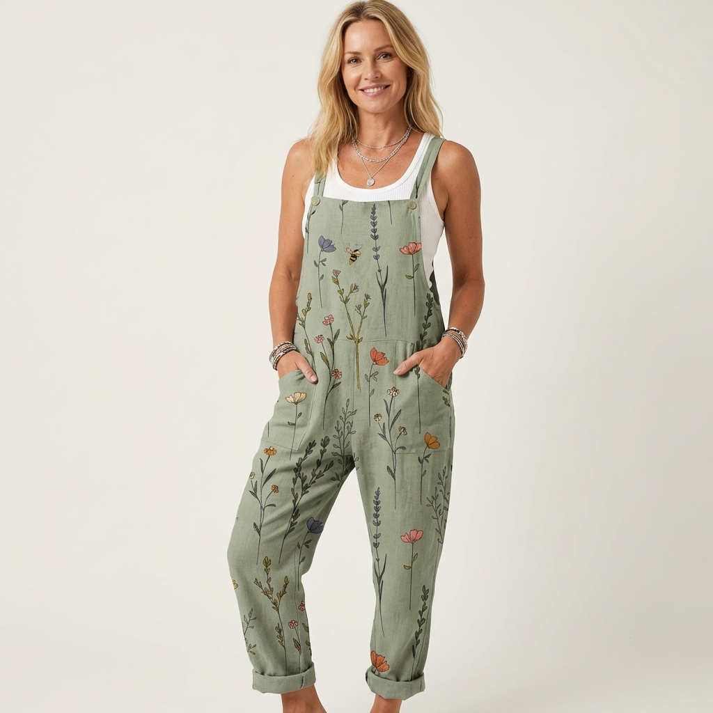 Kaleena | Relaxed Wide-Leg Jumpsuit