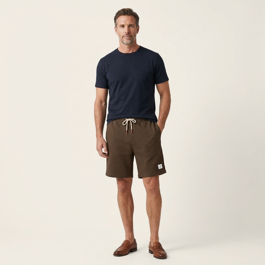 Matthew | Waffle-Knit Shorts