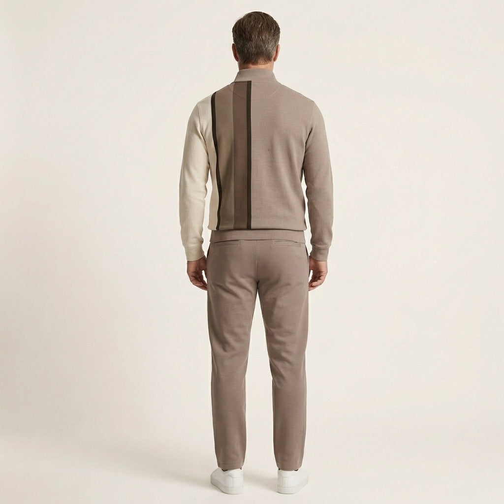 Victor | Quarter-Zip Sweatshirt and Tapered Pants Set