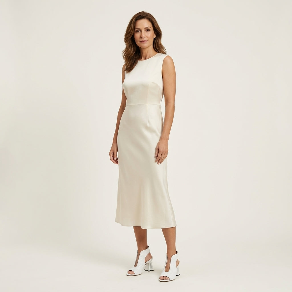 Dariana | Woven-Texture Peep-Toe Slingback Heel
