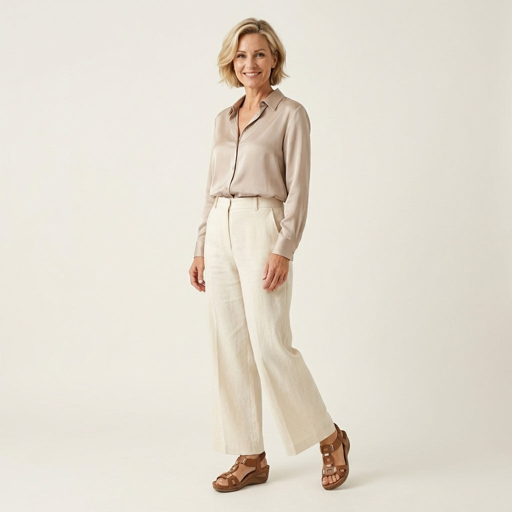 Georgianna | Roman-Style Open-Toe Wedge Sandal