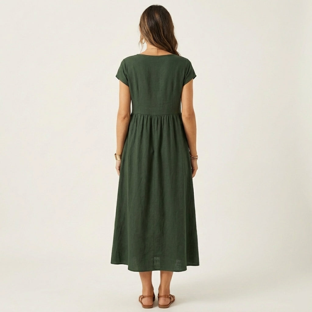 Kellyane | Linen Midi Dress