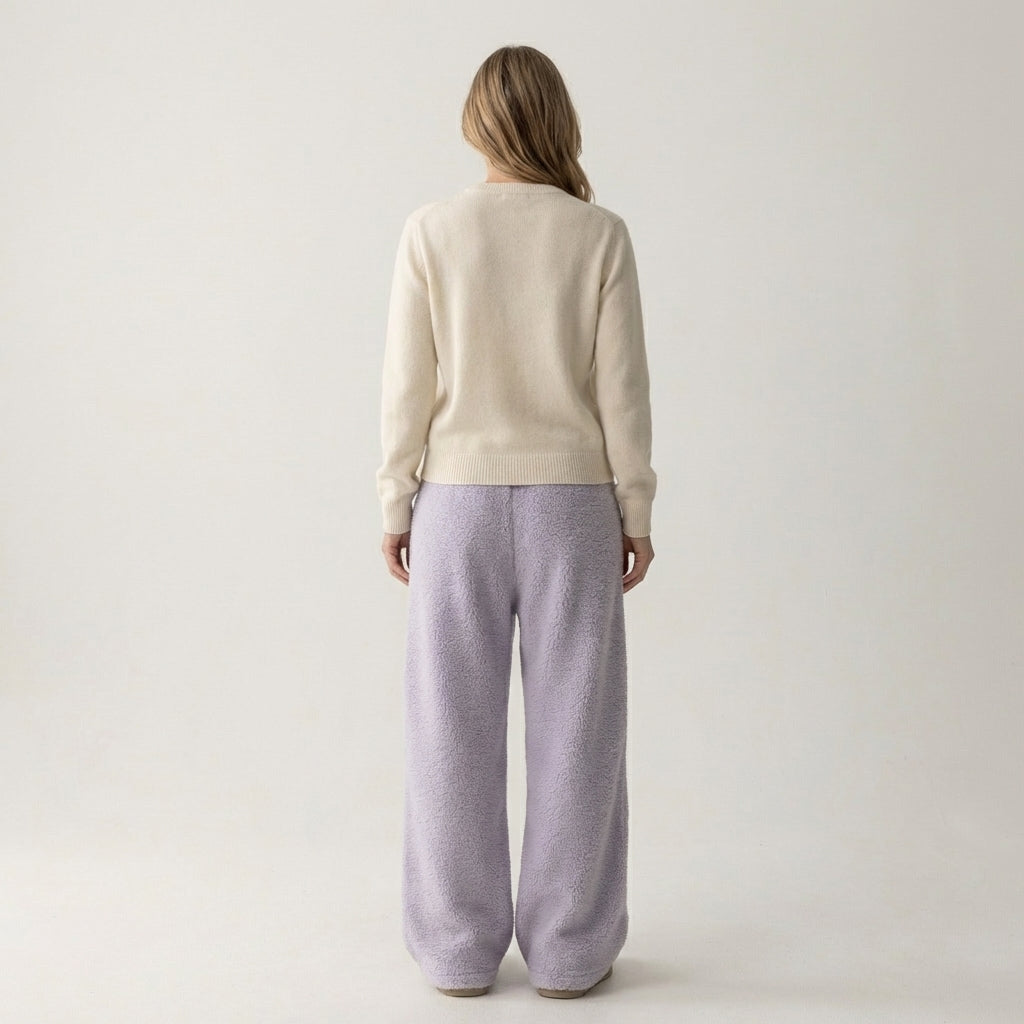 Emelda | Oversized Teddy Fleece Pants