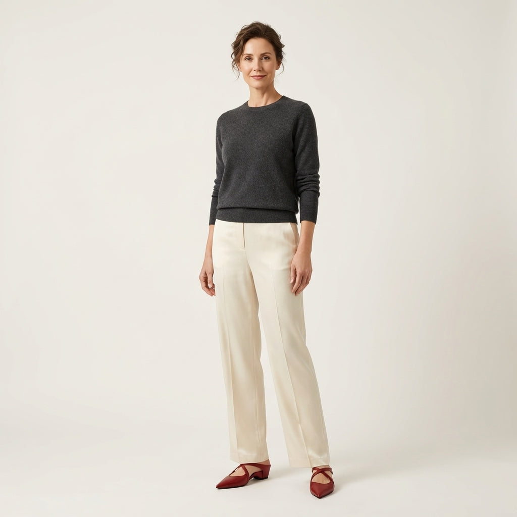 Fiore | Leather Cross-Strap Mule