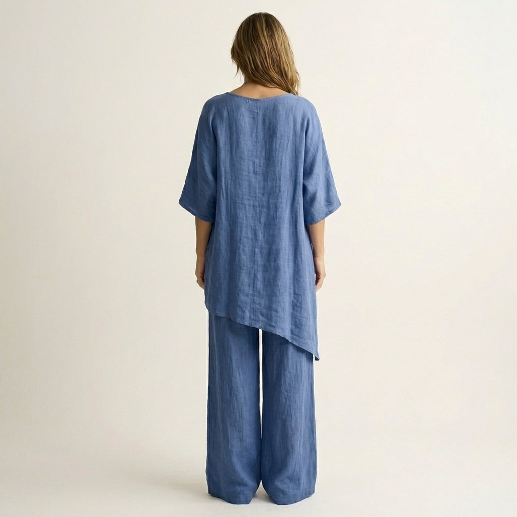 Shoyana | Asymmetric Linen Set