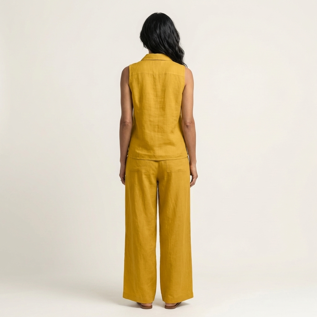 Twiila | Wrap-Top & Wide-Leg Set