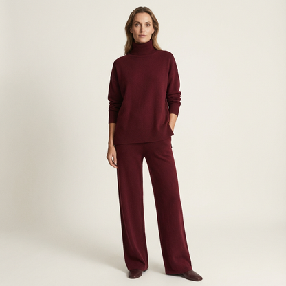 Mary | Casual Travel Stand-Collar Two-Piece Set