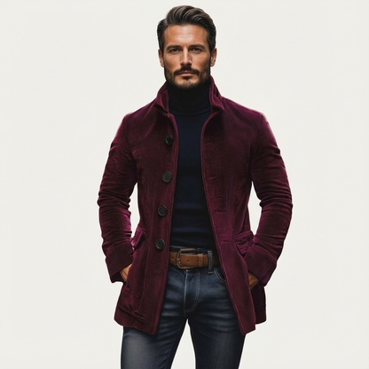 Ryan | Ribbed Corduroy Winter Coat