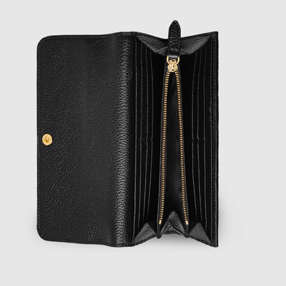 Gucci Softbit Continental Wallet - Black