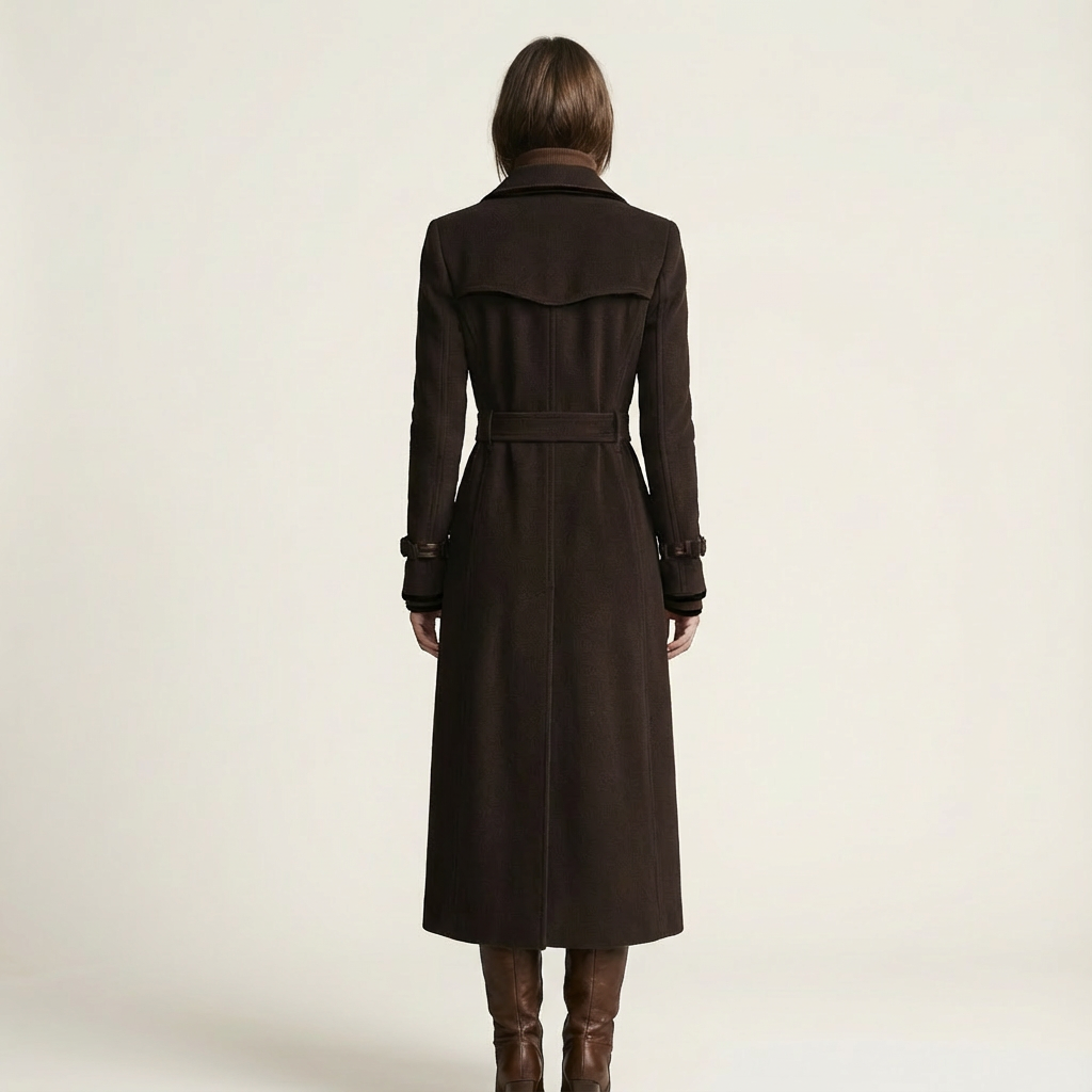 Zoey | Elegant Suede Trench Coat