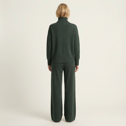 Mary | Casual Travel Stand-Collar Two-Piece Set