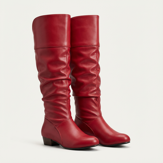 Viola | Vionne Slouch Leather Boots