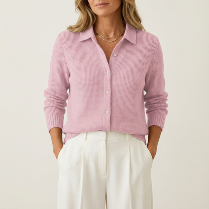 Jolina | Refined Cotton-Blend Cardigan