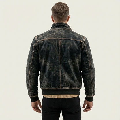 Sean | Thermal Leather-Effect Jacket