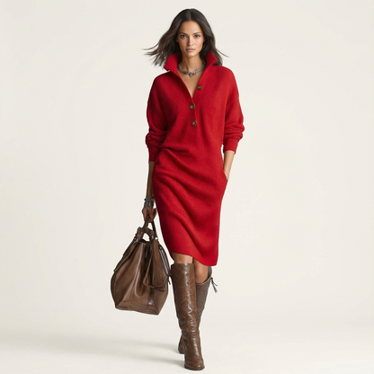 Scarlett | Timeless Knit Dress for Effortless Winter Elegance