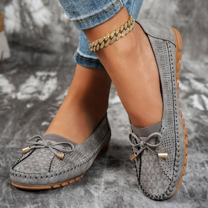 Lena | Bow-Detail Slip-On Flat
