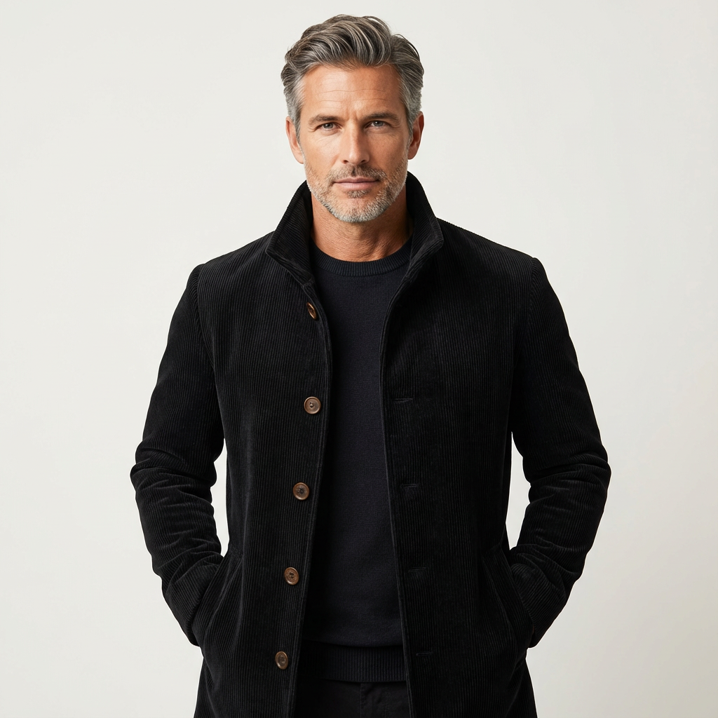 Ryan | Ribbed Corduroy Winter Coat