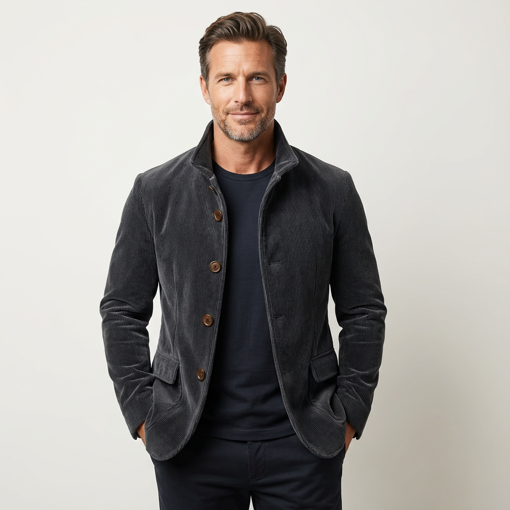 Ryan | Ribbed Corduroy Winter Coat