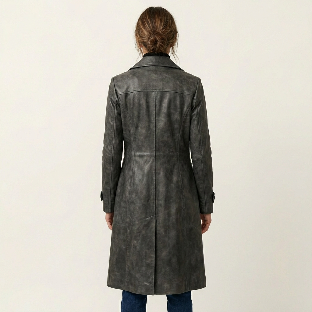 Natalie | Suede-Textured Elegant Coat