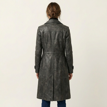 Natalie | Suede-Textured Elegant Coat