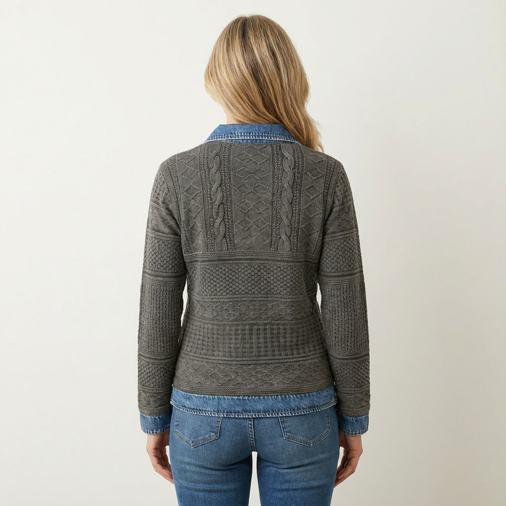 Sofia | Modern Half-Button Sweater