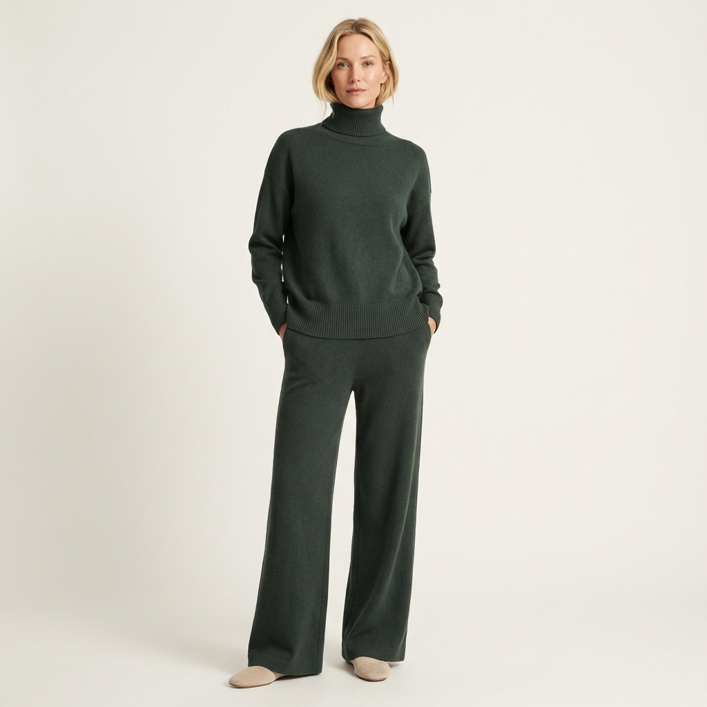 Mary | Casual Travel Stand-Collar Two-Piece Set