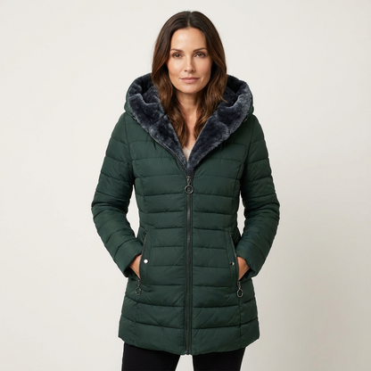 Anna | Insulated Waterproof Hooded Coat