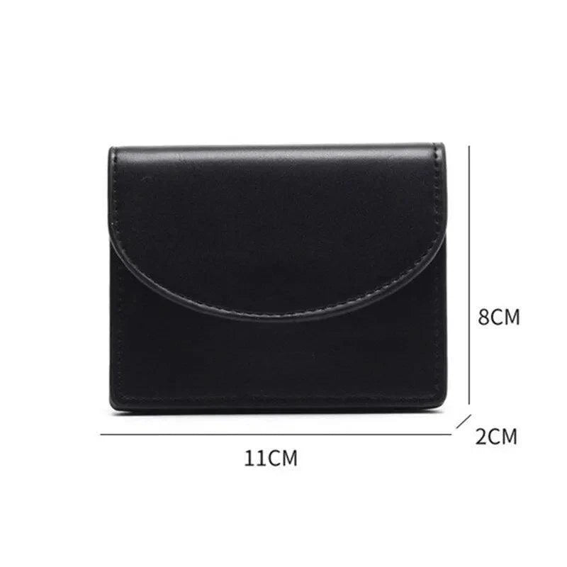 Genuine Leather Compact Wallet