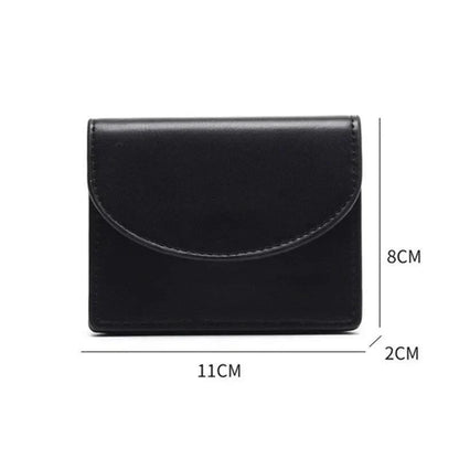 Genuine Leather Compact Wallet