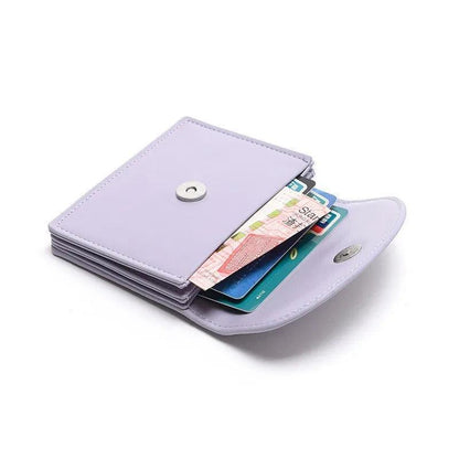 Genuine Leather Compact Wallet