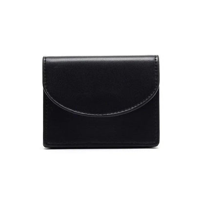 Genuine Leather Compact Wallet