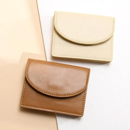 Genuine Leather Compact Wallet