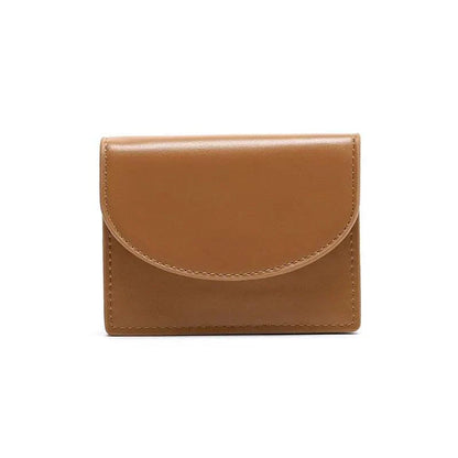 Genuine Leather Compact Wallet