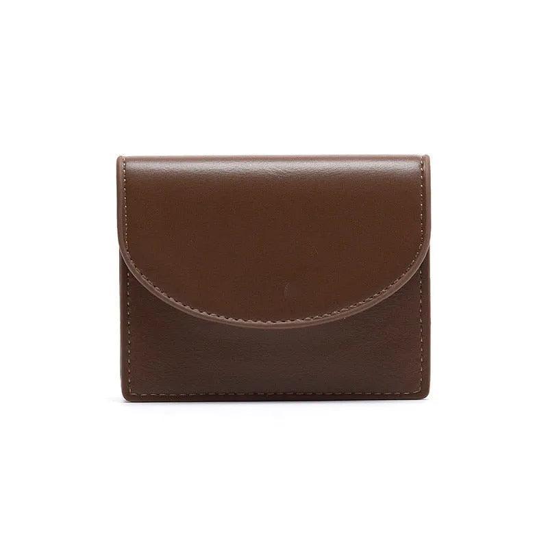 Genuine Leather Compact Wallet