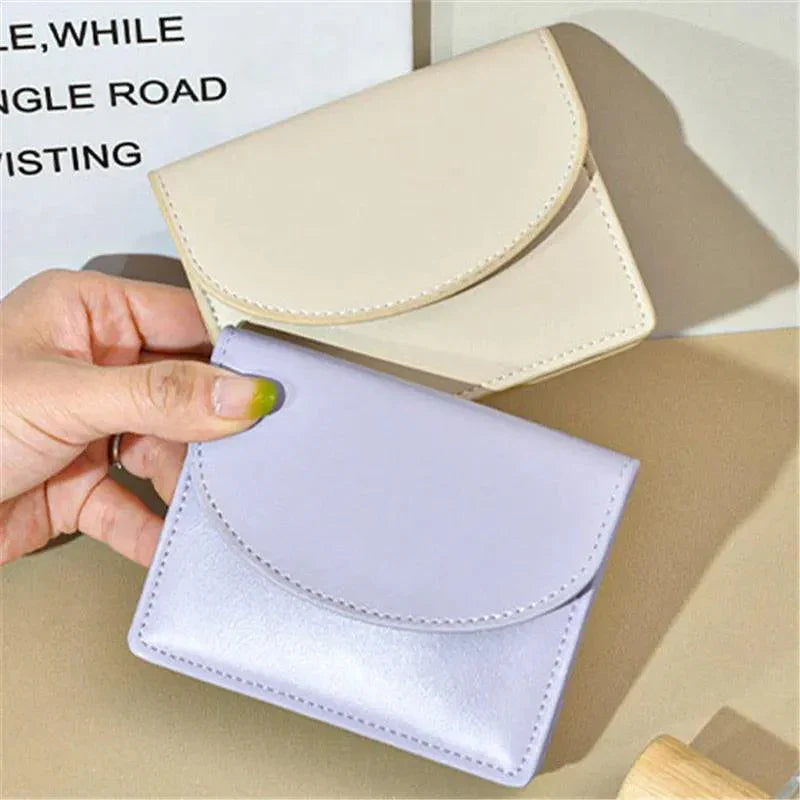 Genuine Leather Compact Wallet