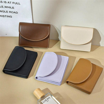 Genuine Leather Compact Wallet