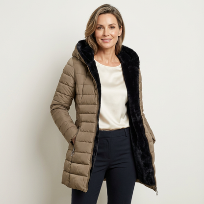 Anna | Insulated Waterproof Hooded Coat